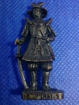 BRINQUEDOS E HOBBIES - ANTIGO SOLDADINHO DE CHUMBO KINDER OVO ( SAMURAI 3 ) PEÇA COM 4,0 cm