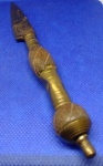 CUTELARIA - MAGNÍFICO PUNHAL BAIANO CANGACEIRO MARCA " B A H I A " PEÇA ANTIGA COM 24,0 cm COMPRIMENTO