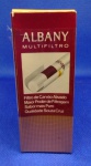 ANTIGA EMBALAGEM DOS CIGARROS " ALBANY " PROIBIDA A VENDA - DISTRIBUIÇÃO GRATUITA  CIA. DE CIGARROS SOUZA CRUZ  ( EMBALAGEM INTEIRA )