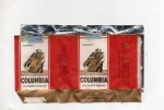 ANTIGA EMBALAGEM DOS CIGARROS " COLUMBIA " COM PREÇO IMPRESSO ( P.I ) EMBALAGEM INTEIRA  CIA DE CIGARROS SOUZA CRUZ