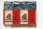 ANTIGA EMBALAGEM DOS CIGARROS " COLUMBIA " COM PREÇO IMPRESSO ( P.I ) CIA. DE CIGARROS SOUZA CRUZ ...EMBALAGEM INTEIRA / OBS.: CONTEM O SELO DA EMBALAGEM E CONTEM O SELO DE IMPOSTO ... MUITO DIFICIL VER OS SELOS JUNTOS A EMBALAGEM COMO ESTA E PRINCIPALMENTE SELO DE IMPOSTO