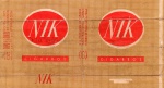 ANTIGA EMBALAGEM DE CIGARROS " N I K "  SABRATI *** COM PREÇO IMPRESSO ( P.I )