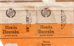 ANTIGA EMBALAGEM DE CIGARROS " MESCLA DOURADA "  CIA. LOPES SÁ INDUSTRIAL DE FUMOS  COM PREÇO IMPRESSO ( P.I )