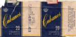 ANTIGA EMBALAGEM DE CIGARROS " CUBANOS " CIA. LOPES SÁ INDUSTRIAL DE FUMOS COM PREÇO IMPRESSO ( P.I )