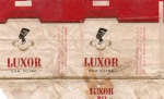 ANTIGA EMBALAGEM DE CIGARROS " LUXOR "  FÁBRICA DE CIGARROS CARUSO S.A