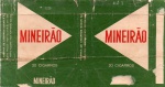 ANTIGA EMBALAGEM DE CIGARROS " MINEIRÃO " FÁBRICA DE CIGARROS SUDAN S/A