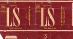 ANTIGA EMBALAGEM DOS " CIGARROS L S "  CIA. LOPES SÁ  === EMBALAGEM INTEIRA