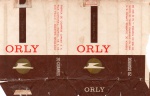 ANTIGA EMBALAGEM DOS " CIGARROS ORLY " FÁBRICA DE CIGARROS CARUSO S.A
