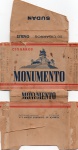 ANTIGA EMBALAGEM DOS " CIGARROS MONUMENTO "  FÁBRICA DE CIGARROS SUDAN S.A  ... EMBALAGEM INTEIRA