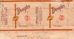 ANTIGA EMBALAGEM DOS " CIGARROS DOUGLAS "  FÁBRICA DE CIGARROS SÃO PAULO TABACO A. FANTINI