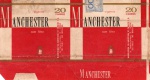 ANTIGA EMBALAGEM DOS " CIGARROS MANCHESTER "  MANUFATURA SUL-AMERICANA DE TABACOS S.A  ---- SÃO PAULO / BRASIL