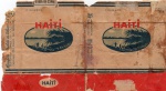 ANTIGA EMBALAGEM DOS " CIGARROS HAITI " COM PREÇO IMPRESSO ( P.I ) MANUFATURA PAULISTA DE TABACOS S.A