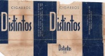 ANTIGA EMBALAGEM DE CIGARROS " DISTINTOS " INDÚSTRIA DE TABACOS SÃO SEBASTIÃO LTDA