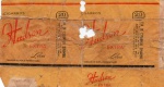 ANTIGA EMBALAGEM DE " CIGARROS HUDSON " AMARELA *** CIA. DE CIGARROS SINIMBU