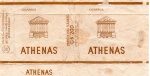 ANTIGA EMBALAGEM DOS " CIGARROS ATHENAS " COM PREÇO IMPRESSO ( P.I ) FÁBRICA DE CIGARROS FLÓRIDA S.A  === EMBALAGEM INTEIRA  ( PREÇO NO VAREJO Cr$ 200 )