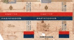 ANTIGA EMBALAGEM DOS " CIGARROS PARATODOS " COM PREÇO IMPRESSO ( P.I  = PREÇO NO VAREJO Cr$ 20,00 === PREÇO NO VAREJO DEMAIS MUNÍCIPIOS Cr$ 20,10 ) FÁB. DE CIGARROS CARUSO S.A IND. BRASILEIRA