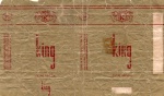 ANTIGA EMBALAGEM DOS " CIGARROS K I N G "  FÁBRICA DE CIGARROS SUDAN S.A