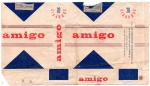 ANTIGA EMBALAGEM DOS " CIGARROS AMIGO "  CIA. DE CIGARROS INDEPENDÊNCIA  EM SÃO PAULO - BRASIL *** EMBALAGEM INTEIRA