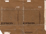 ANTIGA EMBALAGEM DOS " CIGARROS EPSON " FÁBRICA DE CIGARROS CARUSO S.A  EMBALAGEM INTEIRA