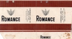 ANTIGA EMBALAGEM DOS " CIGARROS ROMANCE "  COMPANHIA LOPES SÁ  INDUSTRIAL DE FUMOS