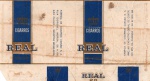 ANTIGA EMBALAGEM DOS " CIGARROS REAL "  FÁBRICA DE CIGARROS CARUSO S.A