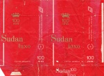 ANTIGA EMBALAGEM DOS " CIGARROS SUDAN LUXO "  COMPANHIA SUDAN DE PRODUTOS DE TABACO