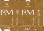 ANTIGA EMBALAGEM DOS " CIGARROS L & M "  U.S.A  ... EMBALAGEM INTEIRA