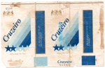 ANTIGA EMBALAGEM DOS " CIGARROS CRUZEIRO "  INDÚSTRIA TABACOS SÃO SEBASTIÃO LTDA