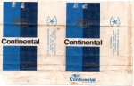 ANTIGA EMBALAGEM DOS " CIGARROS CONTINENTAL " COMPANHIA DE CIGARROS SOUZA CRUZ
