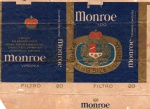 ANTIGA EMBALAGEM DOS " CIGARROS MONROE " CIA. LOPES SÁ INDUSTRIAL DE FUMOS