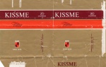 ANTIGA EMBALGEM DOS " CIGARROS KISSME " COMPANHIA DE FUMOS SANTA CRUZ