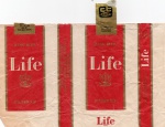 ANTIGA EMBALAGEM DE CIGARROS " LIFE "  CHILE
