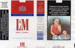 ANTIGA EMBALAGEM DE CIGARROS " L & M "