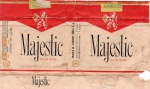 ANTIGA EMBALAGEM DE CIGARROS " MAJESTIC "  FÁBRICA DE CIGARROS SUDAN S.A COM PREÇO IMPRESSO ( P.I )