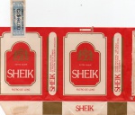 ANTIGA EMBALAGEM DE CIGARROS " S H E I K "
