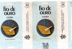 ANTIGA EMBALAGEM DE CIGARROS " FIO DE OURO " SUDAN INDÚSTRIA E COMÉRCIO DE CIGARROS S.A.