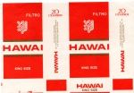 ANTIGA EMBALAGEM DE CIGARROS " HAWAI " EM ESTADO DE NOVA