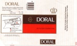 ANTIGA EMBALAGEM DE CIGARROS " DORAL " EM ESTADO DE NOVA