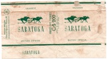 ANTIGA EMBALAGEM DE CIGARROS " SARATOGA " COM PREÇO IMPRESSO ( PI ) FÁBRICA DE CIGARROS FLÓRIDA S.A