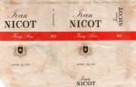 ANTIGA EMBALAGEM DE CIGARROS " JEAN NICOT "  CIA. DE FUMOS SANTA CRUZ