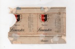 ANTIGA EMBALAGEM DE CIGARROS " LANCASTER " COM PREÇO IMPRESSO ( PI ) CIA DE CIGARROS SOUZA CRUZ