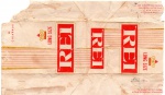 ANTIGA EMBALAGEM DE CIGARROS " REI " CIA. DE CIGARROS INDEPENDÊNCIA PEÇA CORTADA