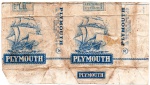 ANTIGA EMBALAGEM DOS " CIGARROS PLYMOUTH "  CIA. INDUSTRIAL DE TABACOS S.A.  MONTEVIDEO - URUGUAI EMBALAGEM INTEIRA