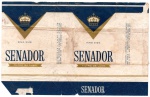 ANTIGA EMBALAGEM DOS " CIGARROS SENADOR "  TABACARIA LONDRES S.A - RIO DE JANEIRO BRASIL