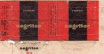 ANTIGA EMBALAGEM DOS " CIGARROS NEGRITOS " COM PREÇO IMPRESSO ( P.I ) FÁBRICA DE CIGARROS CARUSSO S.A