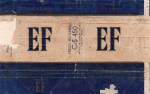 ANTIGA EMBALAGEM DOS " CIGARROS E F " COM PREÇO IMPRESSO ( P.I )