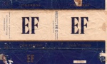 ANTIGA EMBALAGEM DOS " CIGARROS E F " COM PREÇO IMPRESSO ( P.I )  FÁBRICA DE CIGARROS FLÓRIDA S.A