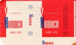 ANTIGA EMBALAGEM DOS " CIGARROS MONACO "  SABRATI  PEÇA PRATICAMENTE EM ESTADO DE NOVA , CONTEM DUAS MANCHAS NAS PONTAS ... MAS PODEMOS CLASSIFICAR COMO MINT JÁ QUE NÃO TEVE USO
