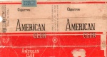 ANTIGA EMBALAGEM DE CIGARROS " AMERICAN CLUB " COM PREÇO IMPRESSO ( P.I ) FÁBRICA DE CIGARROS SUDAN S.A .