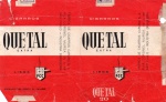 ANTIGA EMBALAGEM DE CIGARROS " QUETAL "  FÁBRICA DE CIGARROS CARUSO S.A.